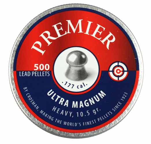 Crosman Premier Ultra Magnum Pellets .177 cal 10.5 gr 500 ct 